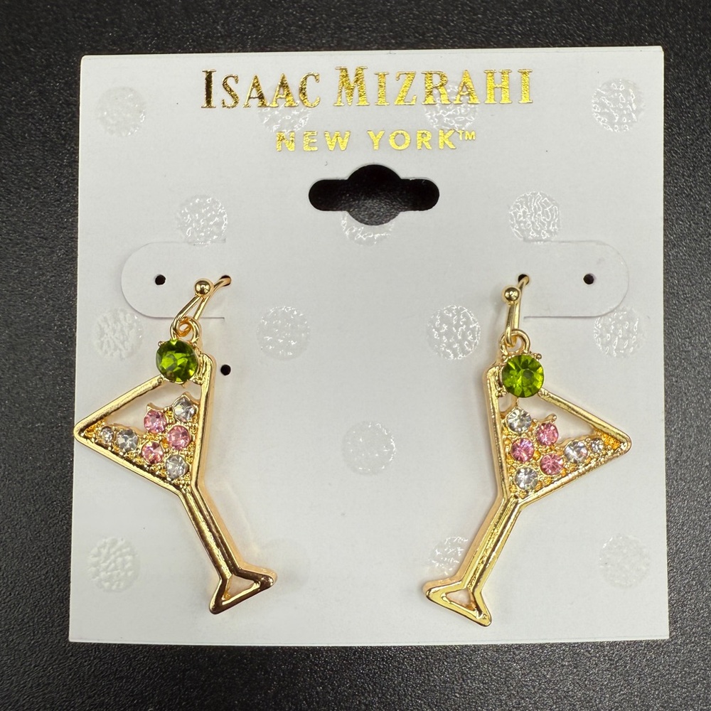 ISAAC MIZRAHI - Martini Earrings